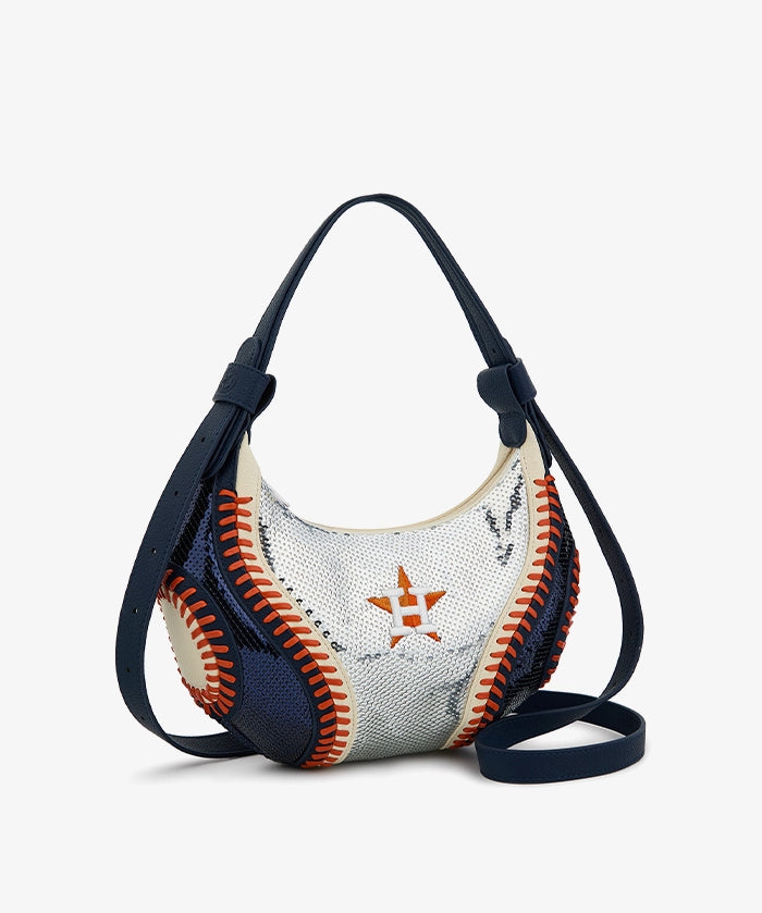 MLB Houston Astros Sequin Stitch Hobo - Curveball