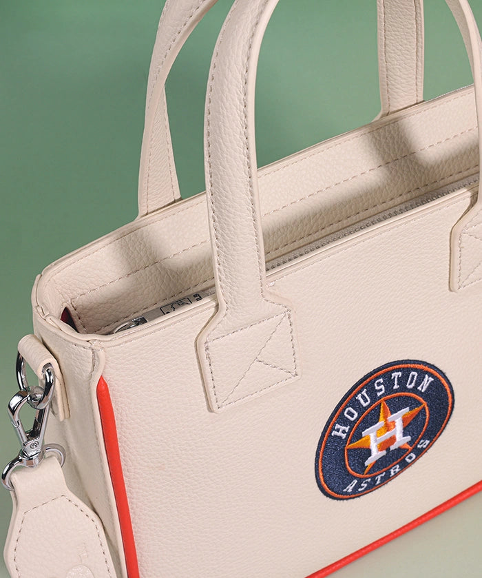MLB Houston Astros Tote Bag with Baseball Coin Pouch