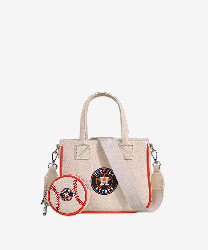 MLB Houston Astros Tote Bag with Baseball Coin Pouch