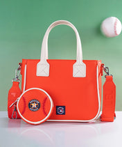MLB Houston Astros Tote Bag with Baseball Coin Pouch