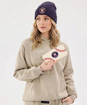 MLB Houston Astros Zip Wallet Baseball Stitch Detail