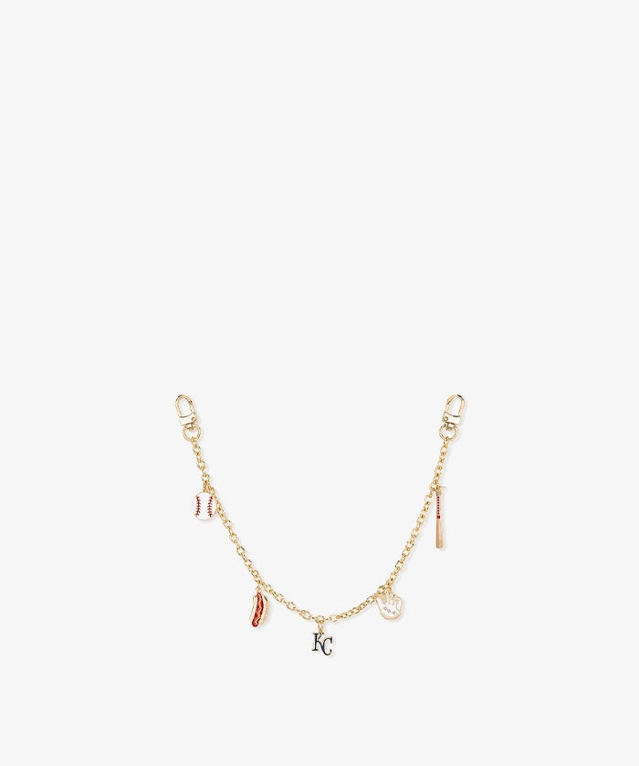 MLB Kansas City Royals Baseball Charm Chain