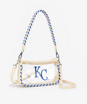 MLB Kansas City Royals Clear Bag with Baseball Stitch