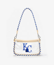 MLB Kansas City Royals Clear Bag with Baseball Stitch