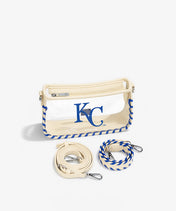 MLB Kansas City Royals Clear Bag with Baseball Stitch