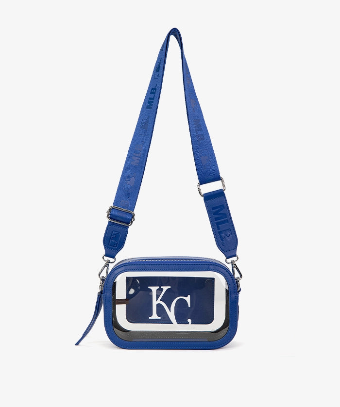 MLB Kansas City Royals Clear Crossbody Bag