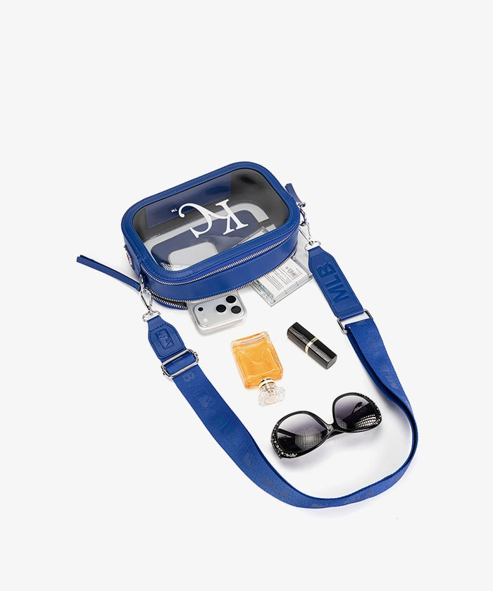 MLB Kansas City Royals Clear Crossbody Bag