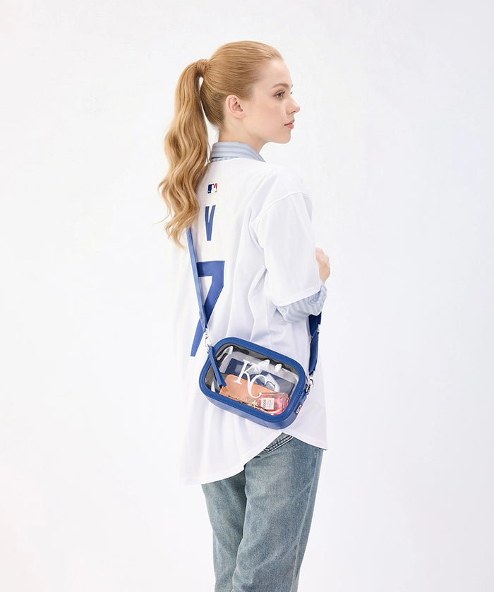 MLB Kansas City Royals Clear Crossbody Bag