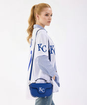 MLB Kansas City Royals Flap Crossbody Bag with Top Handle