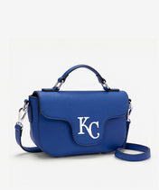 MLB Kansas City Royals Flap Crossbody Bag with Top Handle