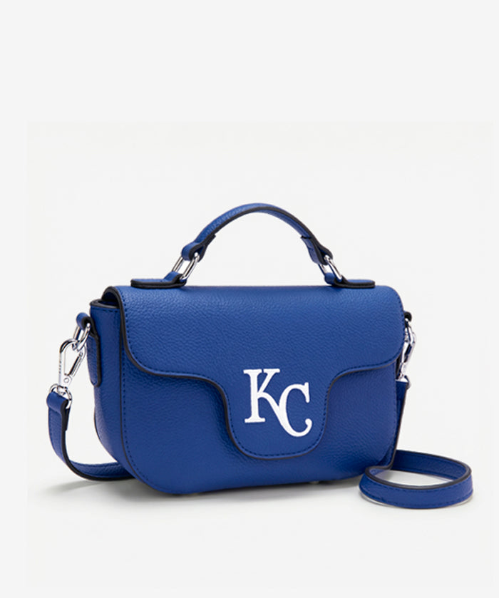 MLB Kansas City Royals Flap Crossbody Bag with Top Handle