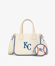 MLB Kansas City Royals Tote Bag with Baseball Coin Pouch