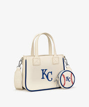 MLB Kansas City Royals Tote Bag with Baseball Coin Pouch