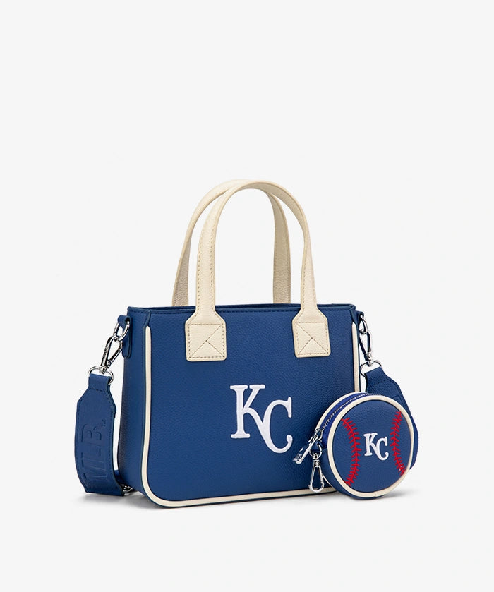 MLB Kansas City Royals Tote Bag with Baseball Coin Pouch
