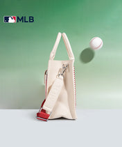 MLB Los Angeles Angels Tote Bag with Baseball Stitch