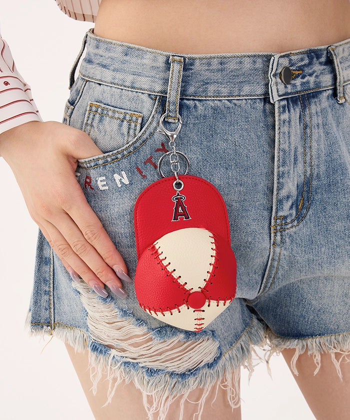 MLB Los Angeles Angels Baseball Cap Coin Purse