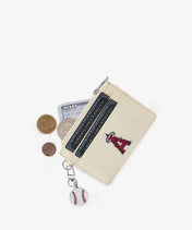 MLB Los Angeles Angels Card Holder with Baseball Charm