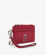 MLB Los Angeles Angels Card Holder with Baseball Charm