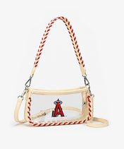 MLB Los Angeles Angels Clear Bag with Baseball Stitch