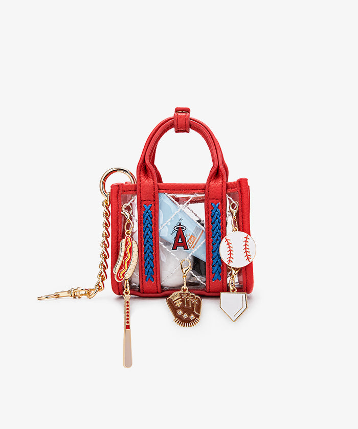 MLB Los Angeles Angels Clear Mini Tote Bag Charm – Fastball