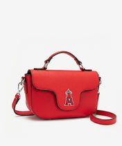 MLB Los Angeles Angels Flap Crossbody Bag with Top Handle