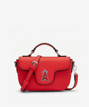 MLB Los Angeles Angels Flap Crossbody Bag with Top Handle