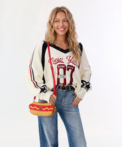 MLB Los Angeles Angels Hot Dog Crossbody Bag
