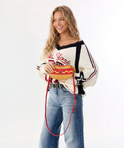 MLB Los Angeles Angels Hot Dog Crossbody Bag