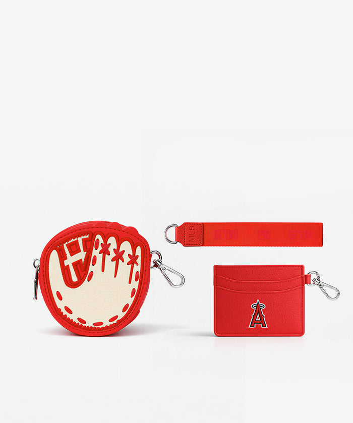 MLB Los Angeles Angels Catcher’s Mitt Wristlet Set