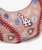 MLB Los Angeles Dodgers All-Over Print Stitch Hobo – Curveball(Preorder)