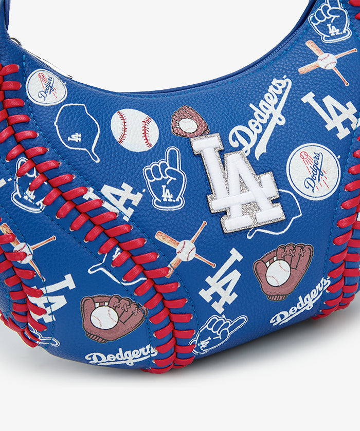 MLB Los Angeles Dodgers All-Over Print Stitch Hobo – Curveball(Preorder)
