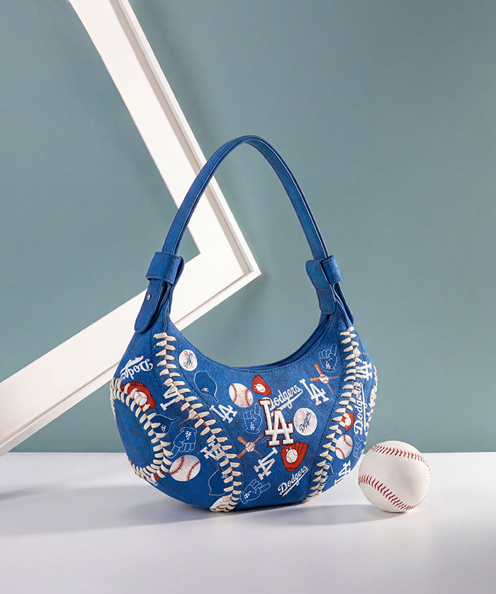 MLB Los Angeles Dodgers All-Over Print Stitch Hobo – Curveball(Preorder)