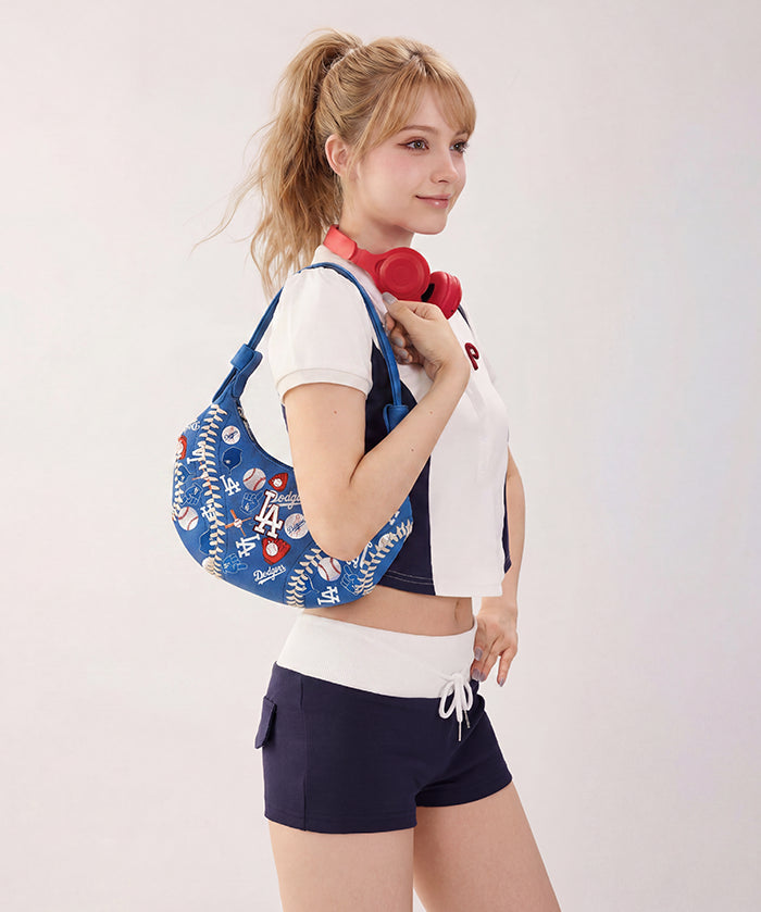 MLB Los Angeles Dodgers All-Over Print Stitch Hobo – Curveball(Preorder)