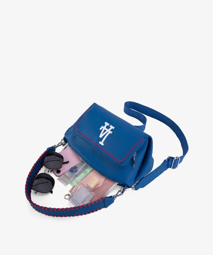 MLB Los Angeles Dodgers Shoulder Bag with Crossbody Strap