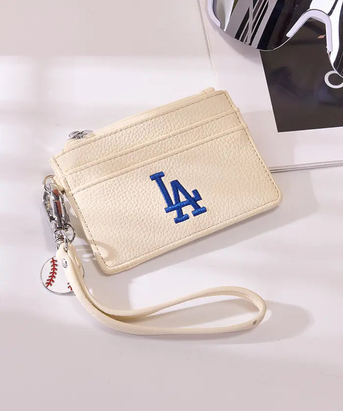 MLB Los Angeles Dodgers Card Holder with Baseball Charm