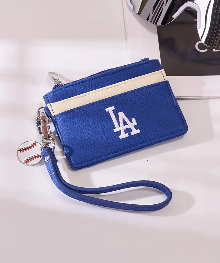MLB Los Angeles Dodgers Card Holder with Baseball Charm
