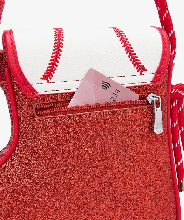 MLB Los Angeles Dodgers Christmas Stocking Crossbody Bag