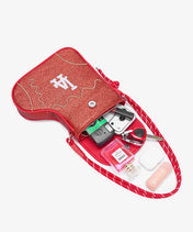 MLB Los Angeles Dodgers Christmas Stocking Crossbody Bag