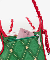 MLB Los Angeles Dodgers Christmas Stocking Crossbody Bag