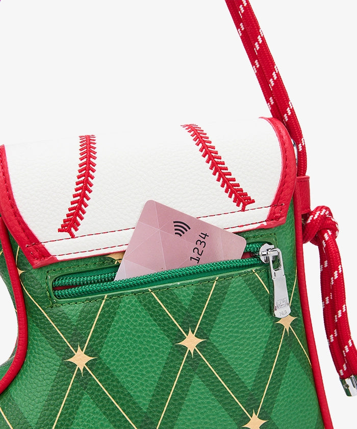 MLB Los Angeles Dodgers Christmas Stocking Crossbody Bag