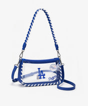 MLB Los Angeles Dodgers Clear Bag with Baseball Stitch