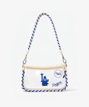 MLB Los Angeles Dodgers Clear Bag with Baseball Stitch