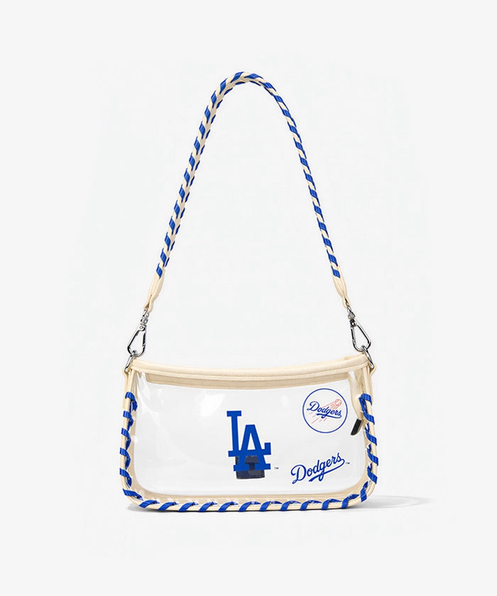 MLB Los Angeles Dodgers Clear Bag with Baseball Stitch