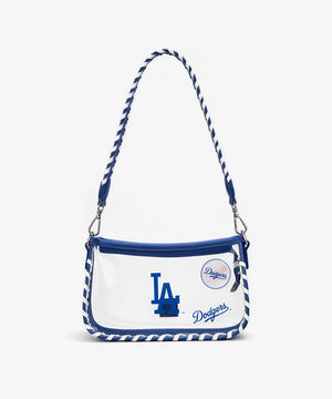 MLB Los Angeles Dodgers Clear Bag with Baseball Stitch