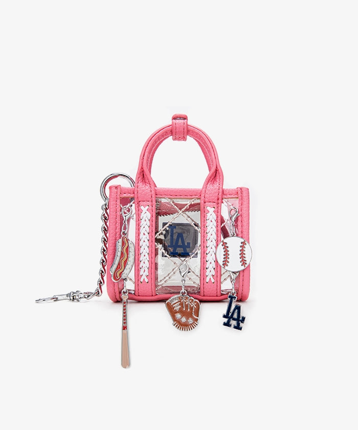 MLB Los Angeles Dodgers Clear Mini Tote Bag Charm – Fastball