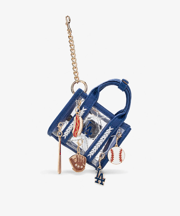 MLB Los Angeles Dodgers Clear Mini Tote Bag Charm – Fastball