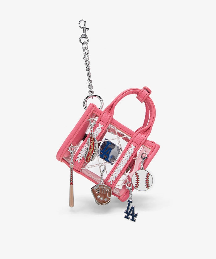 MLB Los Angeles Dodgers Clear Mini Tote Bag Charm – Fastball