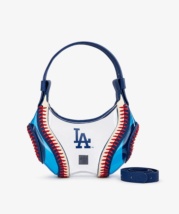 MLB Los Angeles Dodgers Clear Stitch Hobo - Curveball