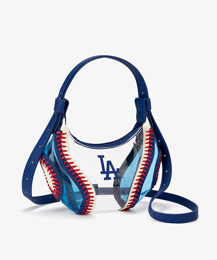 MLB Los Angeles Dodgers Clear Stitch Hobo - Curveball