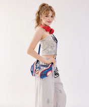 MLB Los Angeles Dodgers Clear Stitch Hobo - Curveball